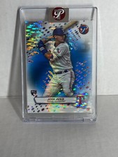 2023 Topps Pristine josh JUNG RC ROOKIE blue Refractor  /75 encased uncirculated