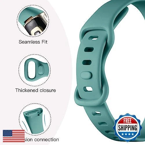 Maledan 8 Pack Slim Band Compatible with Fitbit Charge 5 Bands/Charge 6 Bands - Picture 3 of 5
