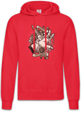 Daggered Hand Hoodie Kapuzenpullover Tattoo Tattooist Dagger RPG Asian Japan