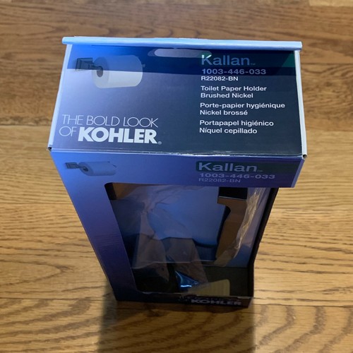 NEW Kohler Kallan Wall-Mount Toilet Paper Holder in Brushed Nickel R22082-BN TP - Picture 5 of 10