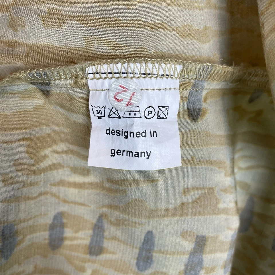 Vintage Georg Roth Hawaiian Shirt Men M Geometric Button Short Sleeve Germany - Image 4 of 4