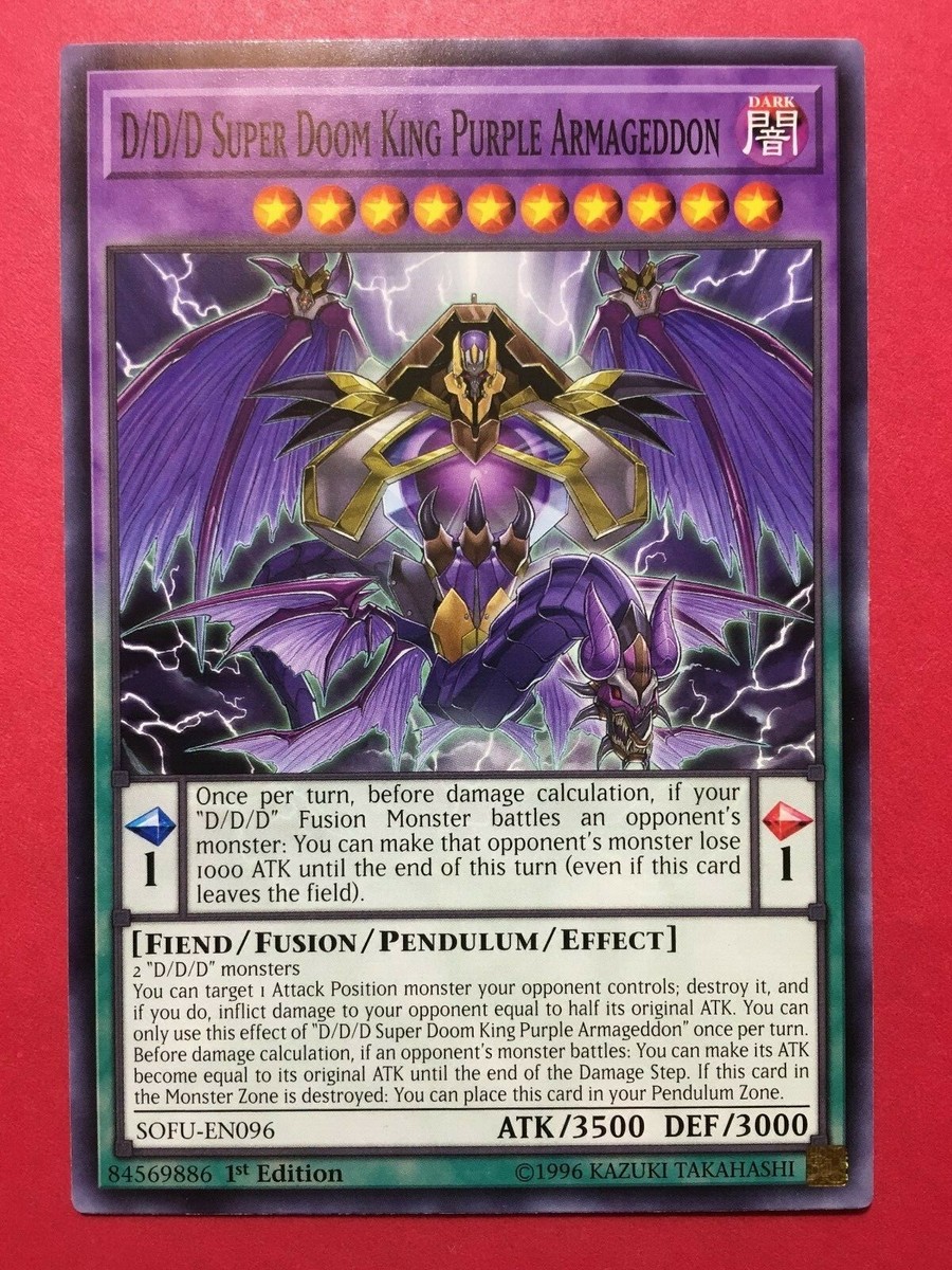 Yu-Gi-Oh! D/D/D Super Doom King Purple Armageddon - SOFU-EN096