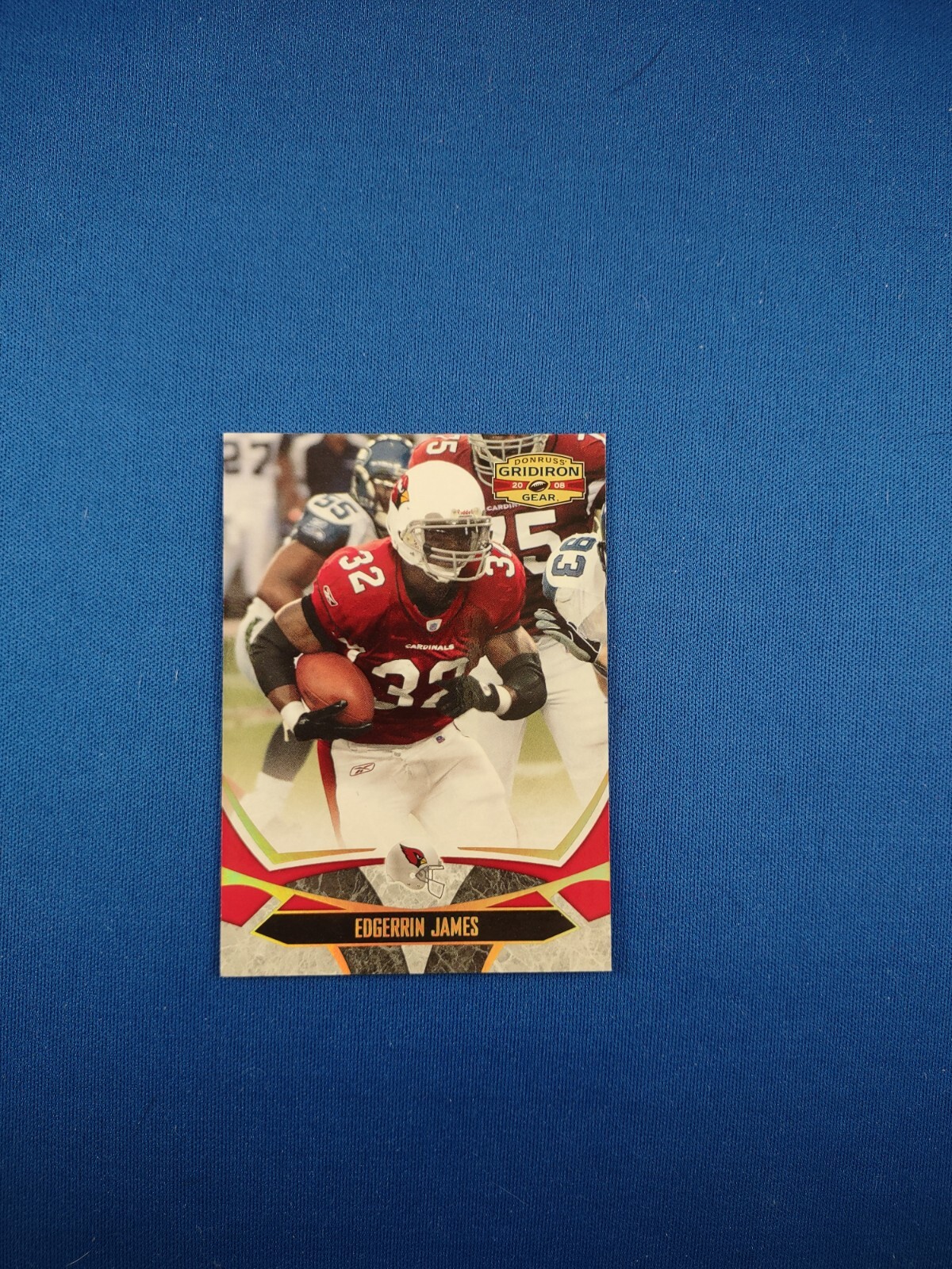 2008 Donruss Gridiron Gear Edgerrin James Silver Holo Foil SP 63/200 #4