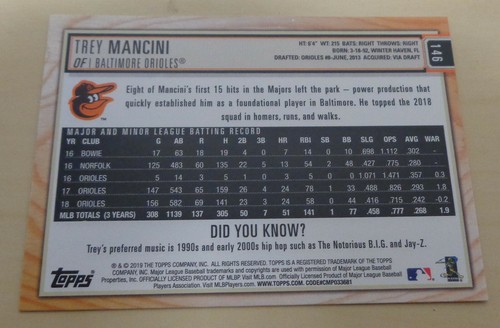 2019 Topps BIG LEAGUE - SINGLES #100 to #149 - Picture 72 of 78