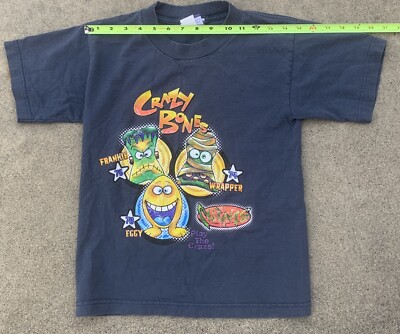 Vintage Crazy Bones Mutants Frankie Wrapper Eggy T-Shirt 90s Vintage Crazy Bones Mutants Frankie Wrapper Eggy T-Shirt 90s