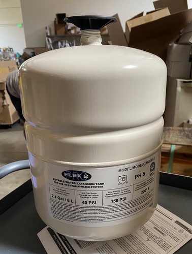 Flexcon Ph 5 Expansion Tank Tank Type Pre Charged Tank Capacity 2 1 Gal Ebay