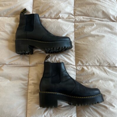 Women's  Dr. Martens ROMETTY Leather Chelsea Boots Black 9 (uk 7)
