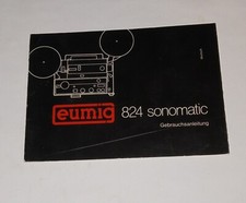 EUMIG 824 SONOMATIC 8 PROJECTOR INSTRUCTION MANUAL GUIDE BOOK GENUINE ORIGINAL