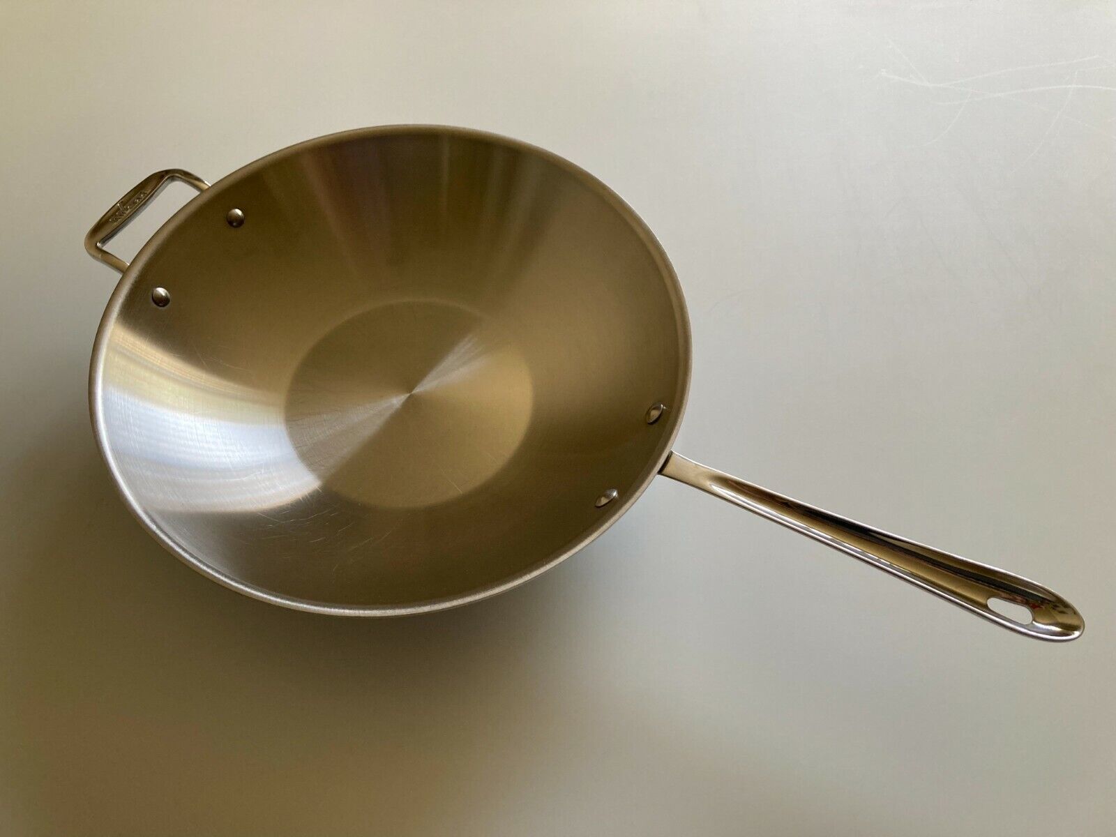 All-Clad 14 55% OFF inch Wok Stainless Finally resale start Steel