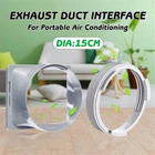 13/15cm Hose Exhaust Connector for Portable Mobile Air Conditioner Pipe Adapter