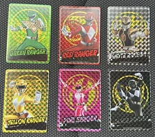 2019 Power Rangers Stickers x6 - Surreal Entertainment Hasbro RARE!!
