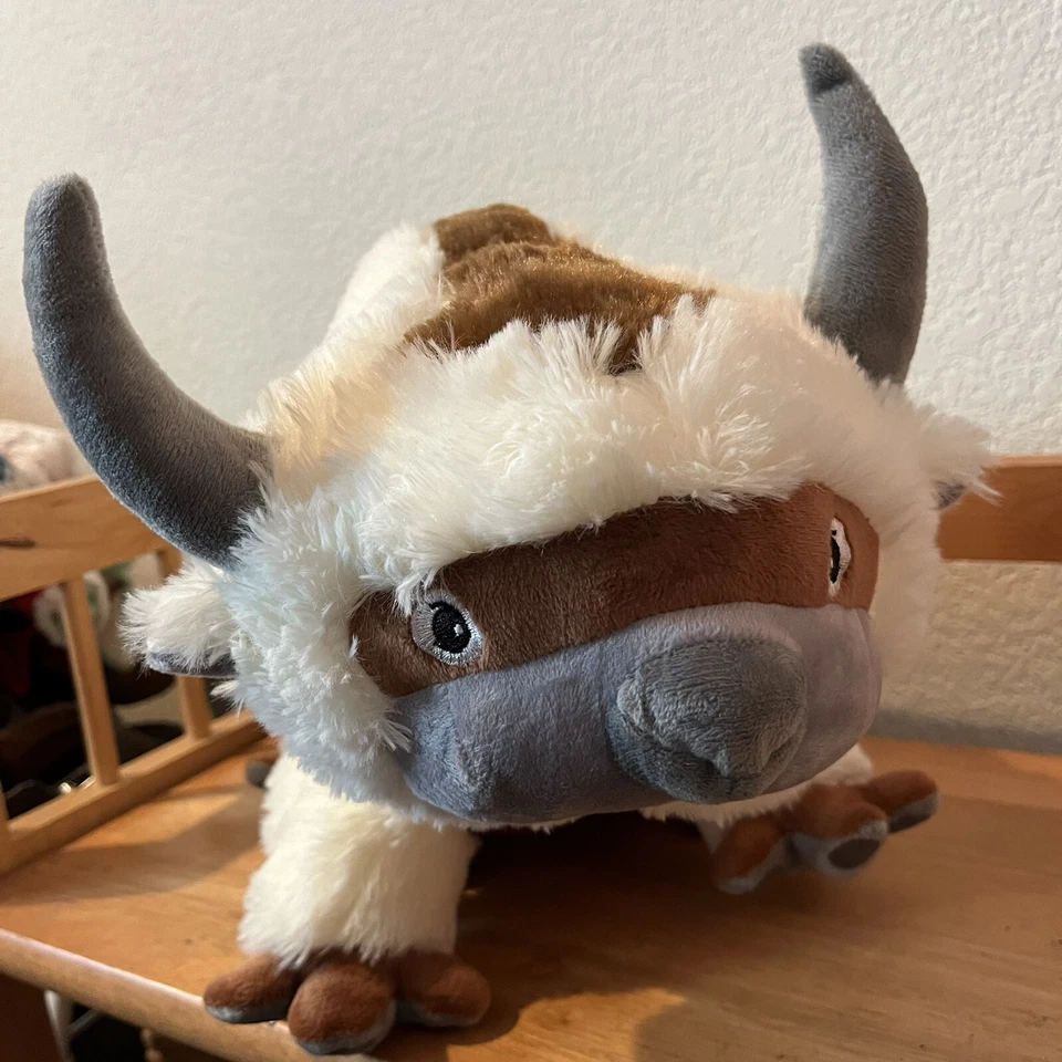 Muñeca de peluche de bisonte volador Avatar the Last Airbender APPA 18" Foto 3 de 4