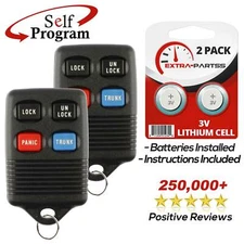 2 For 1993 1994 1995 1996 1997 1998 Ford Mustang Remote Keyless Entry Key Fob