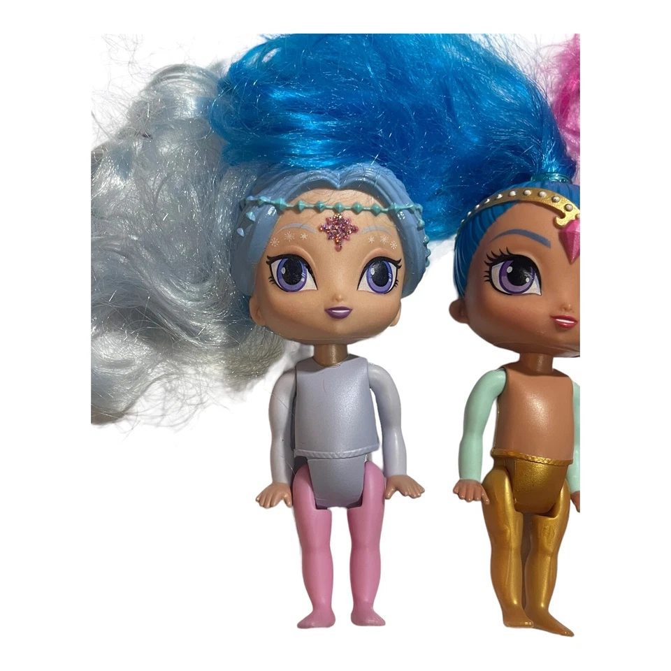 "Lote de 4 muñecas Genie Shimmer and Shine 6"" Mattel 2015" Foto 3 de 4
