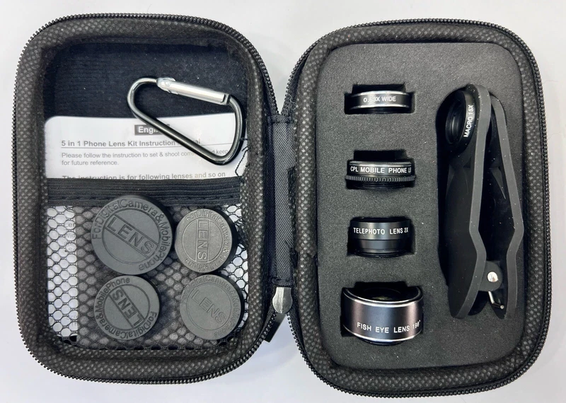 Criacr Phone Camera Lens Kit Wide Angle Macro