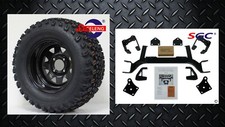 Ezgo Txt Electric Golf Cart 6 Lift Kit12 Black Steel Wheels And 23 At Tire Ezgo Txt Electric Golf Cart 6 Lift Kit12 Black Steel Wheels And 23 At Tire