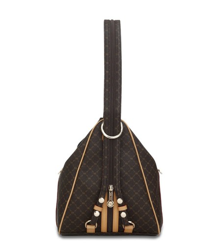 Rioni Signature brown Backpack with zipper strap ST 20082 - Picture 3 of 3