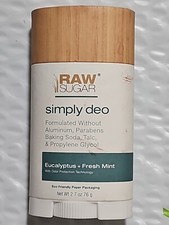 RAW SUGAR SIMPLY DEO DEODORANT Eucalyptus + F...