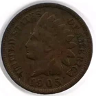 1905 Indian Head Bronze Cent Very Fine -One Cent Coin-Quick & Free Post
