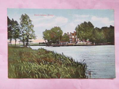 Vintage 1907 Buckenham Ferry Milton Glazette 1490 Postkarte