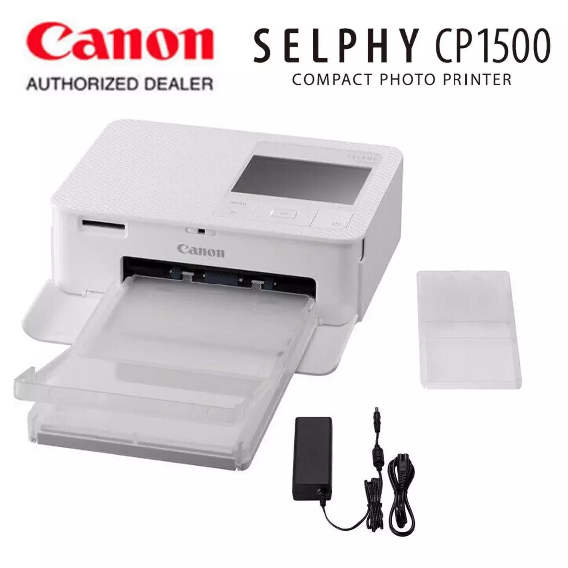 NEW! Canon SELPHY CP1500 Wireless Compact Photo Printer (White)