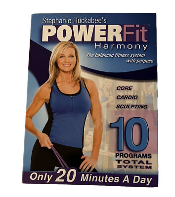 #ad Stephanie Huckabee#x27;s Power Fit Harmony 10 Programs Total System $11.25