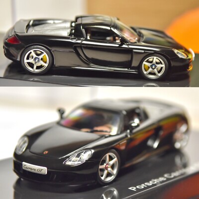 1/43 Autoart Porsche Carrera GT Black Diecast Toy Car Sport