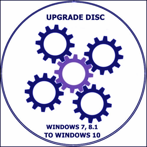 actualización de disco de actualización de win 7, 8, 8.1 a win 10 máquinas de 32 bits