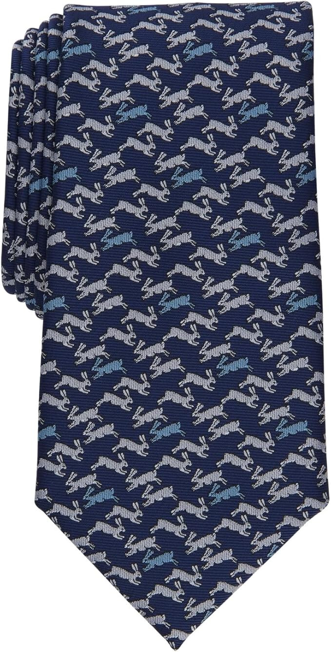 Club Room Mens Cocuzzo Rabbit Tie Navy- One Size 3590₽