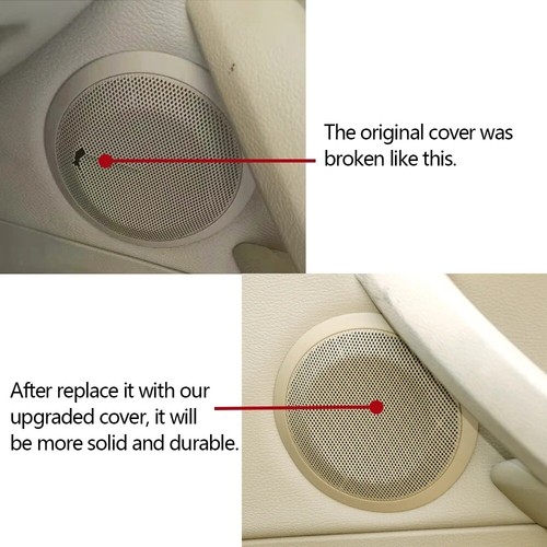 2Pcs Replacement Car Sound Speaker Cover for BMW 3 Series E90 E91 X1 E84 - Zdjęcie 7 z 14