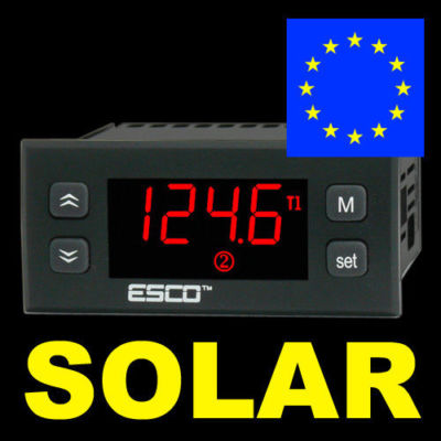 SOLAR Heizung Pool Thermostat Umwälzpumpen Differenzregler Steuerung 12V 24V