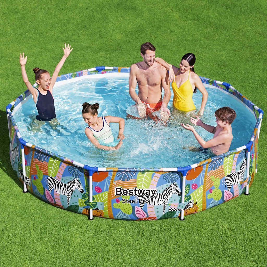 Piscina Steel Pro con Estructura 305x66 cm Casa Jardín Hogar Bricolaje Bestway