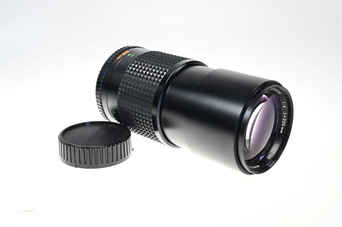 Konica Minolta f/4 Camera Lenses 200mm Focal for sale | eBay