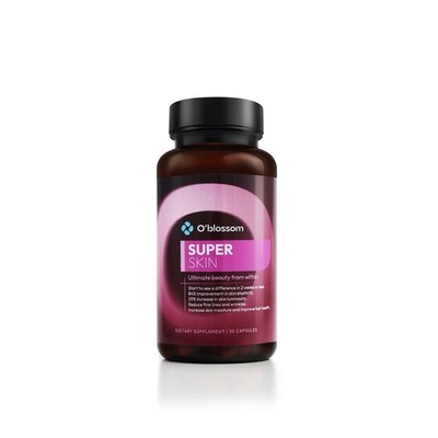 O'blossom Super Skin Supplement for Elasticity and Luminosity, 30 Caps MSRP $59