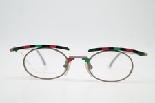 Vintage Glasses MO 4138 Gold Bronze Multicolored Oval Frame Eyeglasses