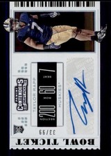 2019 Panini Contenders Draft Taylor Rapp Bowl Ticket Rookie Auto /99 (RC) #220