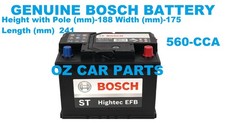 GENUINE EFB BOSCH BATTERY FOR TOYOTA  C-HR (2017–2023) 560-CCA