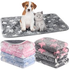 4 Pcs Waterproof Dog Blankets 24 x 16 Inch Washable Puppy Blankets for Small ...