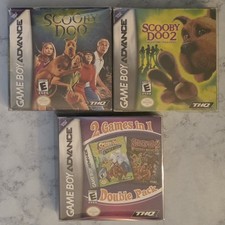 Scooby Doo 1, 2, Double Pack of Cyberchase & Mystery Mayhem -Gameboy Advance GBA