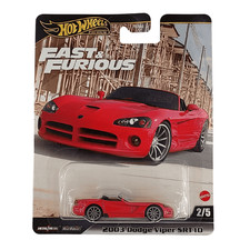 Hot Wheels JBL85 Premium Fast & Furious 2003 Dodge Viper SRT 10