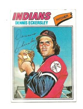 Dennis Eckersley 1977 Topps CARD#525 Cleveland Indians HOF!!