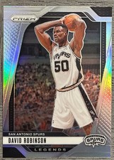 2024-25 Panini Prizm Silver Holo Prizm #288 David Robinson San Antonio Spurs