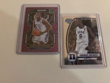 Prizm Rated Prospect Dariq Whitehead Purple + Bowman U Khaman Maluach RC Duke