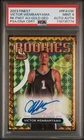 Victor Wembanyama 2023-24 Topps Finest Gold Geo Refractor Auto /50 PSA 9