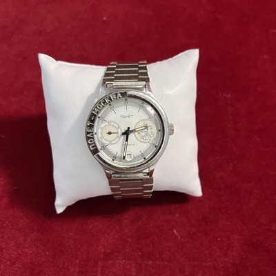 Novet Poljot Moscow 3105 Half 3133 Soviet USSR Wrist Watch 3mm Automatic