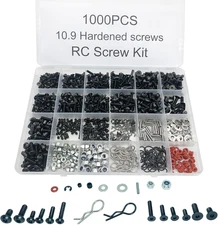 1000Pcs Universal RC Screw Kit Screws Assortment Set, Hardware Fasteners for ...
