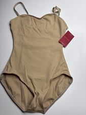 Capezio Woman s Cami Leotard, Nude, Size Medium TB49 New