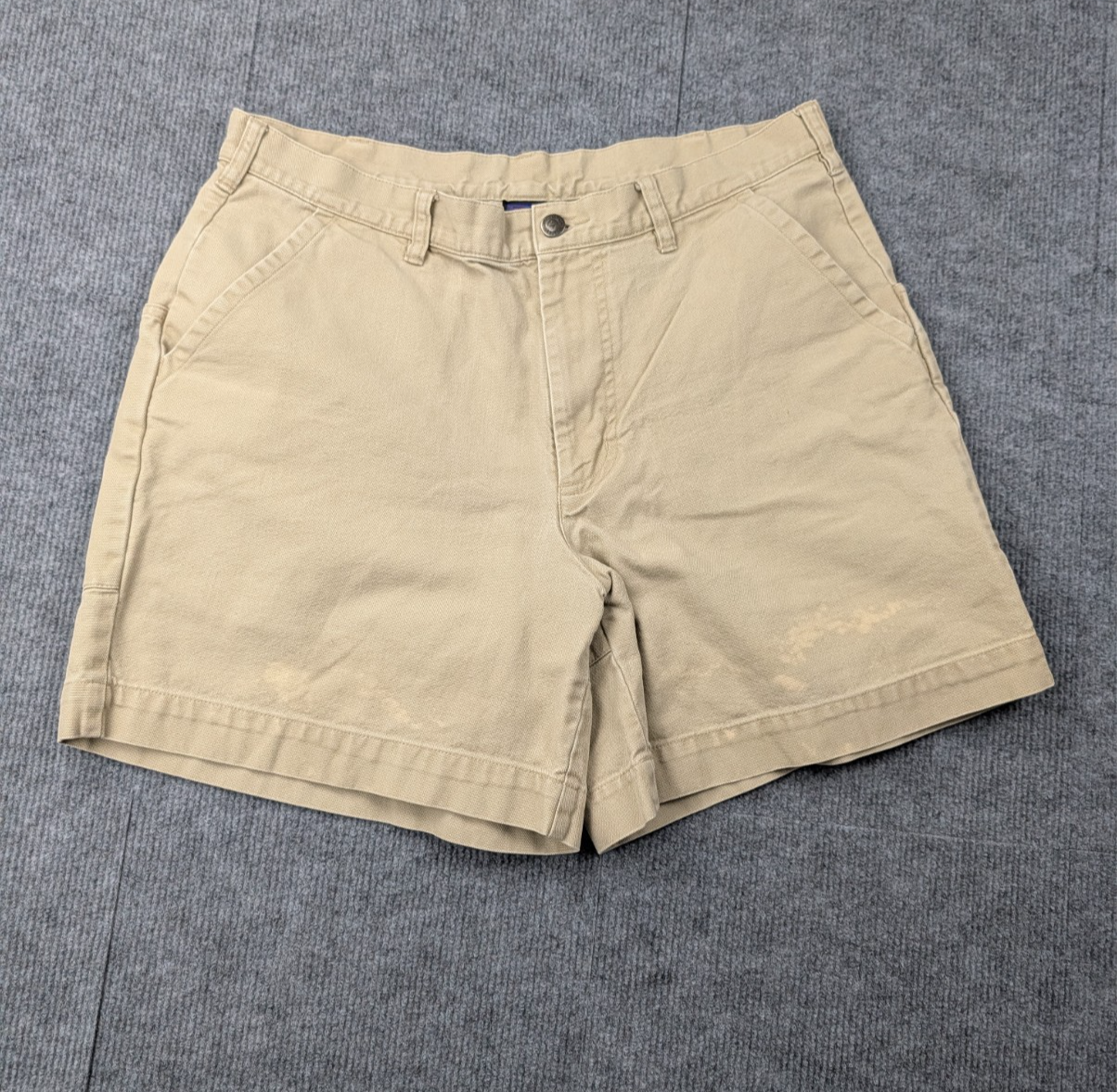 Patagonia Stand Up Shorts Mens 34 Organic Cotton Vintage Canvas Outdoors Hiking