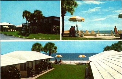 Vintage Postcard Surf Motel and Studio Apartments Cocoa Beach Florida