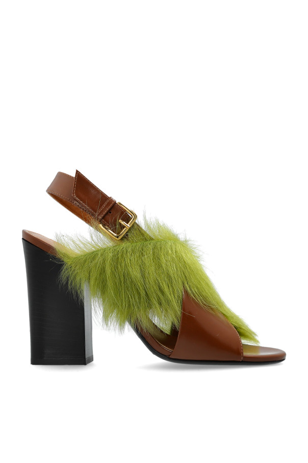 Marni - Women - Heeled sandals - Brown 193490₽